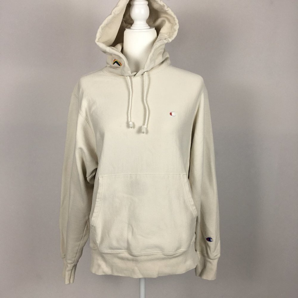 Champion Vintage Reverse Weave Hoodie Off White